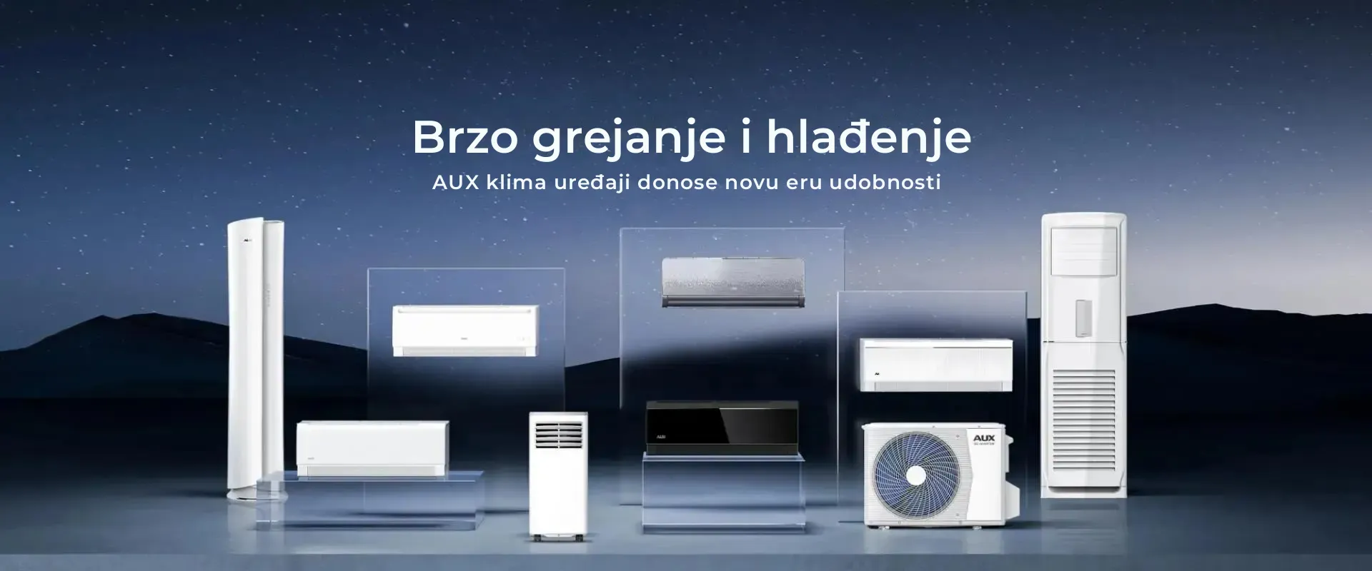 AUX - brzo grejanje i hlađenje